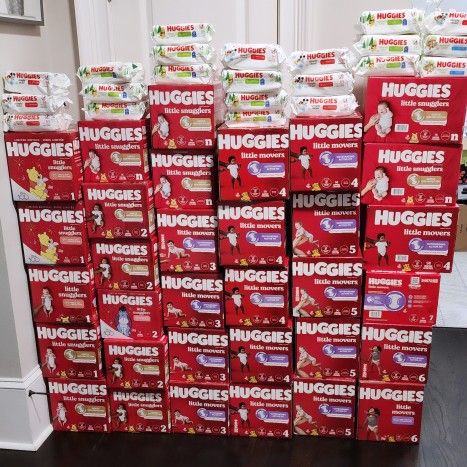 Huggies Diaper Sizes Newborn To 6 