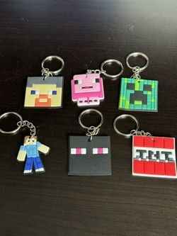 Minecraft Keychains / Backpack Tags $1