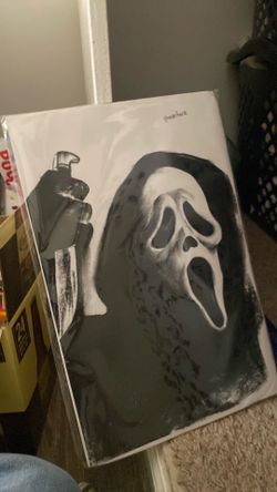 Ghost face drawing