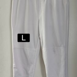 Rawlings White Youth Baseball Pants L
