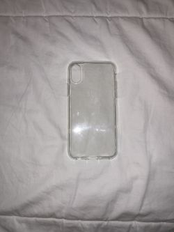 iPhone X case - clear silicone