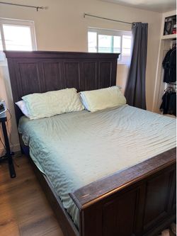 King bed frame - Living Spaces