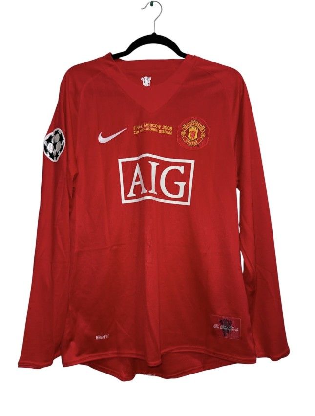 C. Ronaldo #7 Manchester United 07/08 Away Retro Long Sleeve Jersey – Size XL