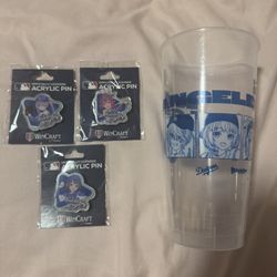 Dodgers Hololive Acrylic Pin Set