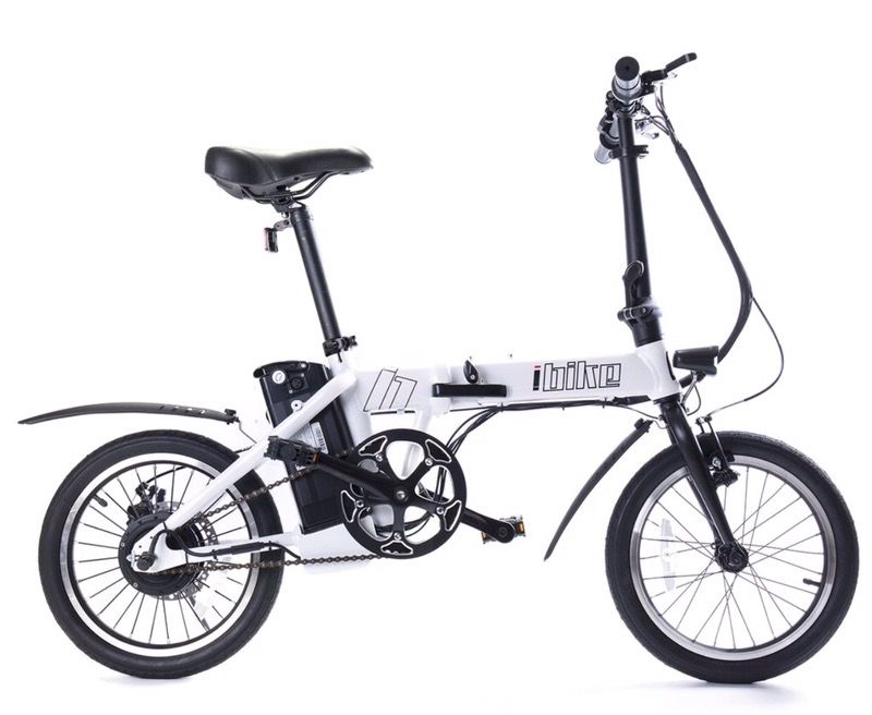 iBike i5 Metro LT - Electric Folding Bike, Color: Red
