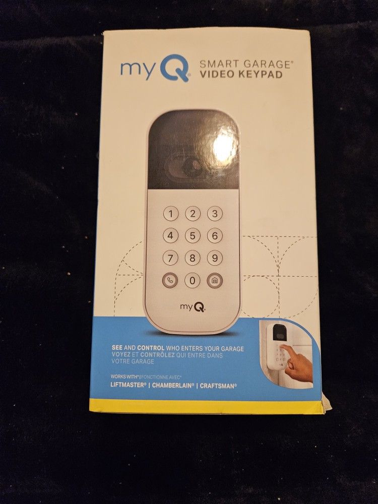 My Q Smart Garage Video Keypad