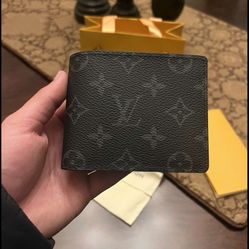 (With Receipt ) Louis Vuitton Wallet Monogram Eclipse 