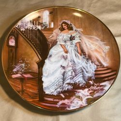 Caroline Portrayed Of American Brides Collector Plate