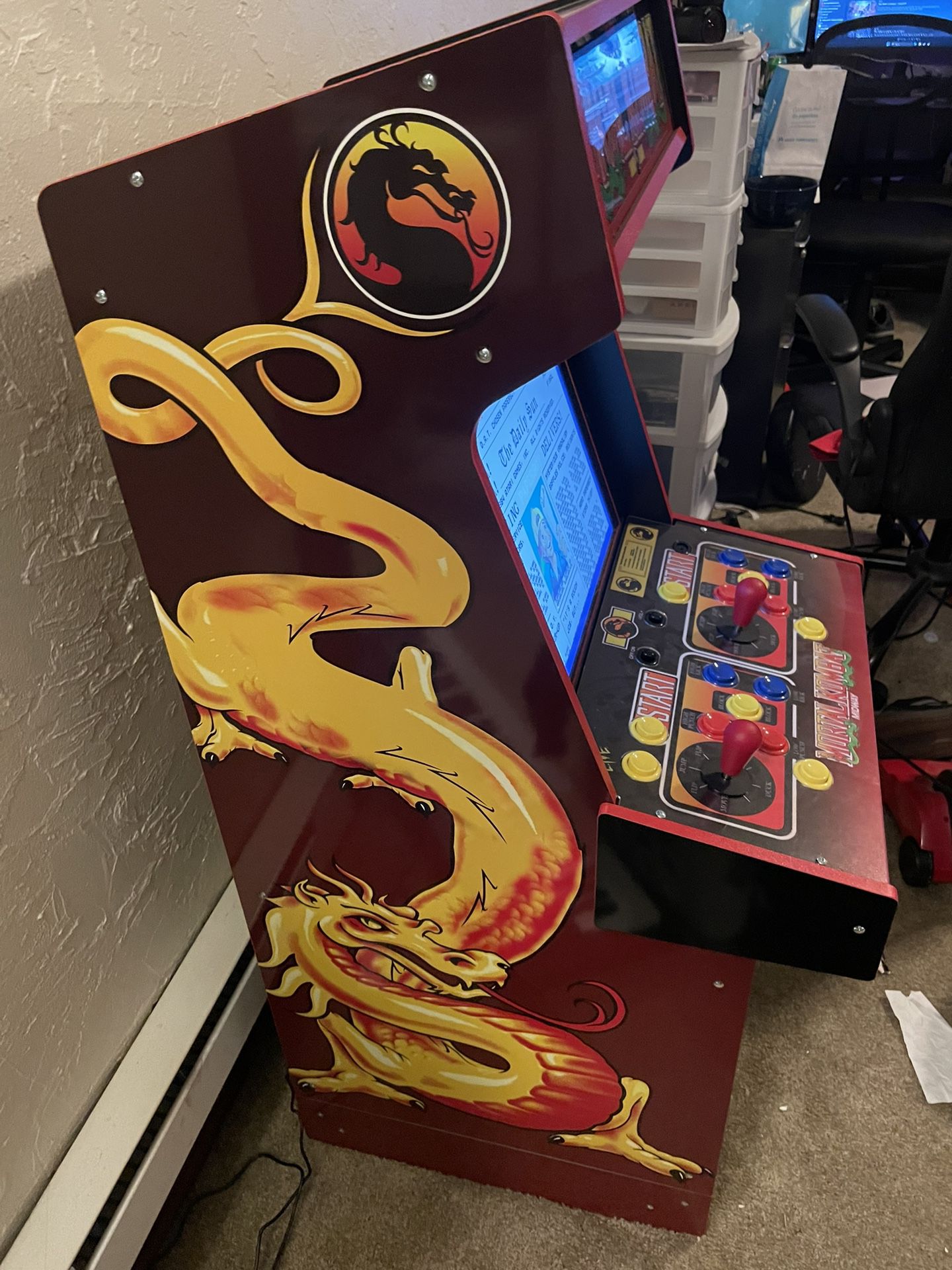 Mortal Kombat Arcade 1up Cabinet 