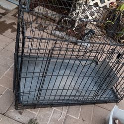 Medium Size Dog Crate, Two Doors