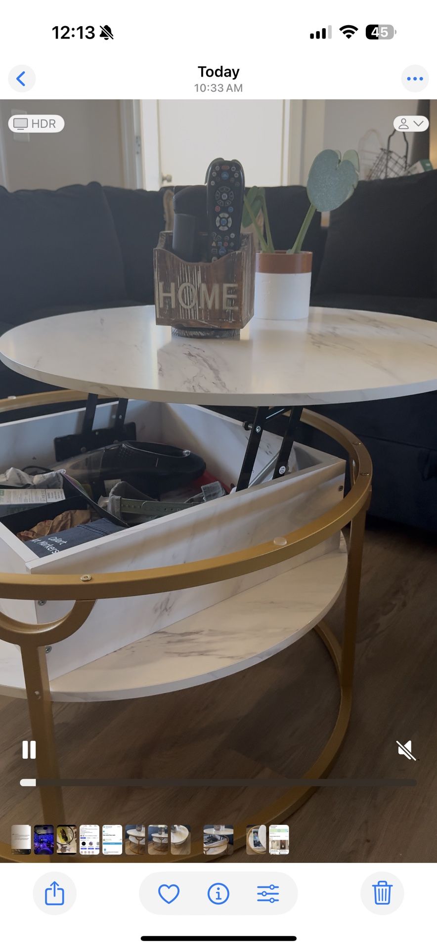 Extending Coffee Table