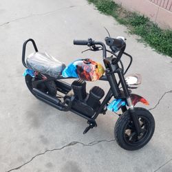 Electric chopper Bike For Kids Under 14 to 6 Years old. Is brand new in box or built $325! The lowest. Is brand new not Beat or abused. Electric scoot