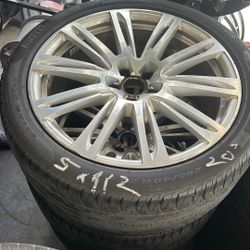 20”. 5x112.  Audi. $500