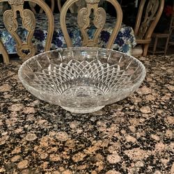 Beautiful Crystal Bowl For Display Or Use.