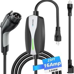Seguma Level 1 & 2 EV Charger 16 Amp Portable Fast Charger