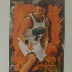1996-97 Fleer Bryant Reeves Vancouver Grizzlies #147 Skybox Rookie Hardwood Leader Basketball Card Vintage Collectible Sports NBA Trading