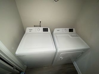 Washer and dryer set