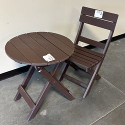 Folding Chair And Table