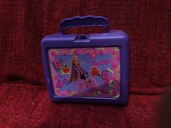 Barbie lunchbox - good condition - circa about 1996