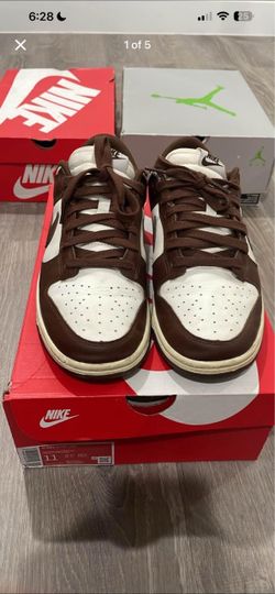 Nike Dunk Low Size 11 Brown White