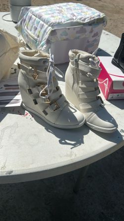 High-Top Wedge Booties