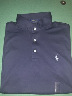 New Polo Ralph Lauren Slim Fit Navy Polo Dress Shirt