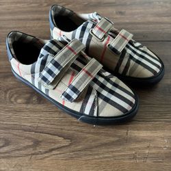 Unisex Burberry Vintage Check Low-Top Sneakers