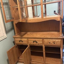 Glass China Hut with Lights