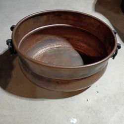 Vintage Copper Ice / Firewood etc. Holder