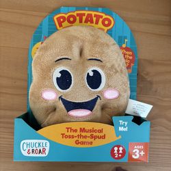 Potato toss toy game with music