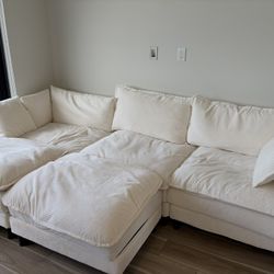 Sofa Like New 3 Months Old - 3 Seat Plus 2 Ottoman 