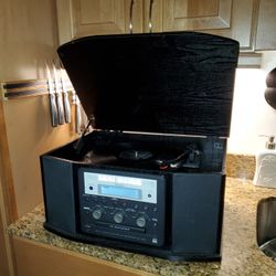 Teac record player AM FM CD record