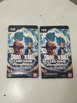 Dragon Ball Cross Force sleeved booster pack FB10
