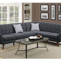 Dark Gray Sectional Sofa 