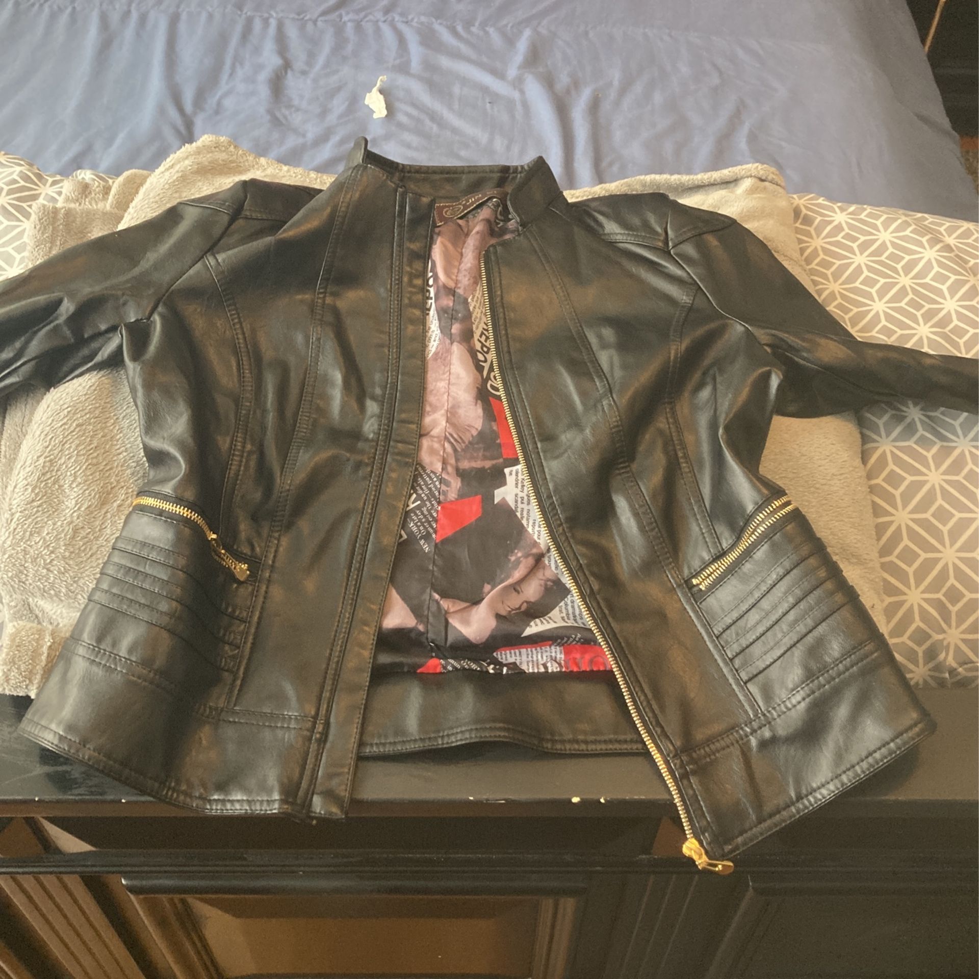 Jin Xi Leather Jacket