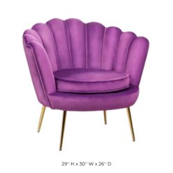 Plum Shell Chair