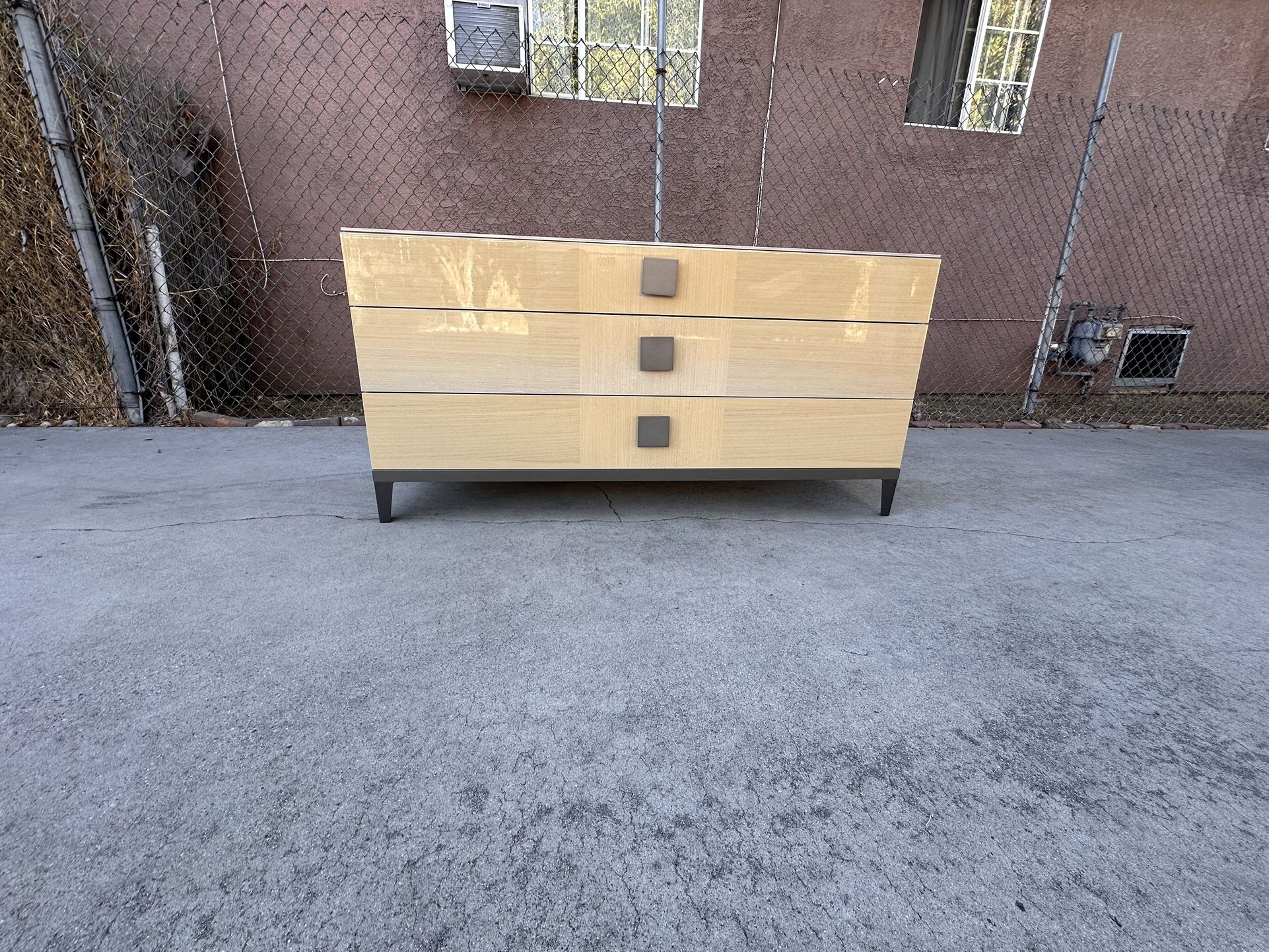 Mont Blank Double Dresser Chest Of Drawers Cabinet.