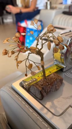 Wire Wrapped Tree Sculpture Jade Verdite ( Africa)