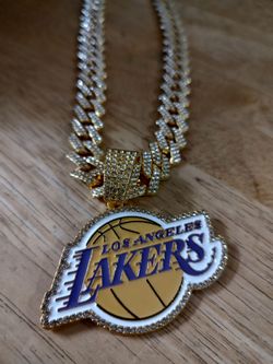 Lakers Cuban bling 24 inch necklace $50