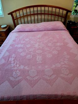 Vintage Jacard Bedspread