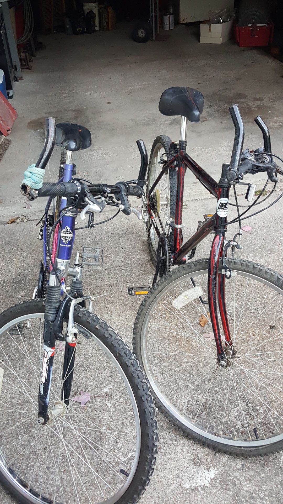 Huffy and Rand 18 speed mountain bikes 30 each