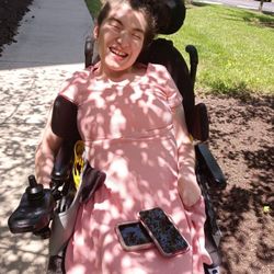 Beautiful pink sun dress size small 