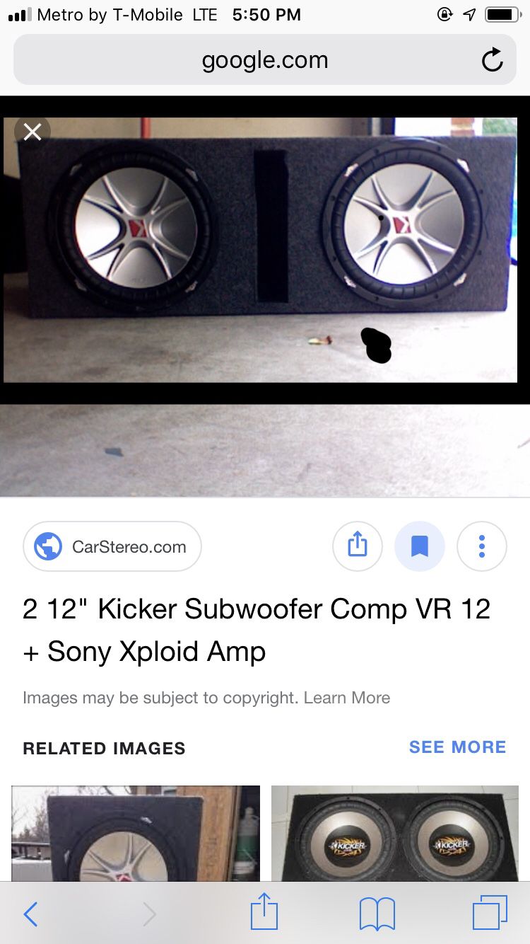 2-12 inch Kicker CVR Dual voice coil subs in a ported box