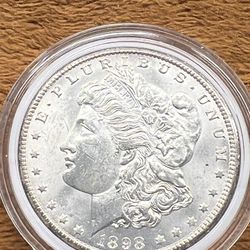 1898 O Silver Morgan Dollar MS 63