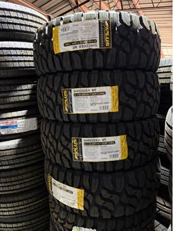 31x10.50R15 Aplus Mud Terrain 4 New Tires Installed and Balanced