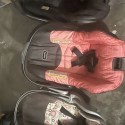 4 Car seats And 2 Strollers 