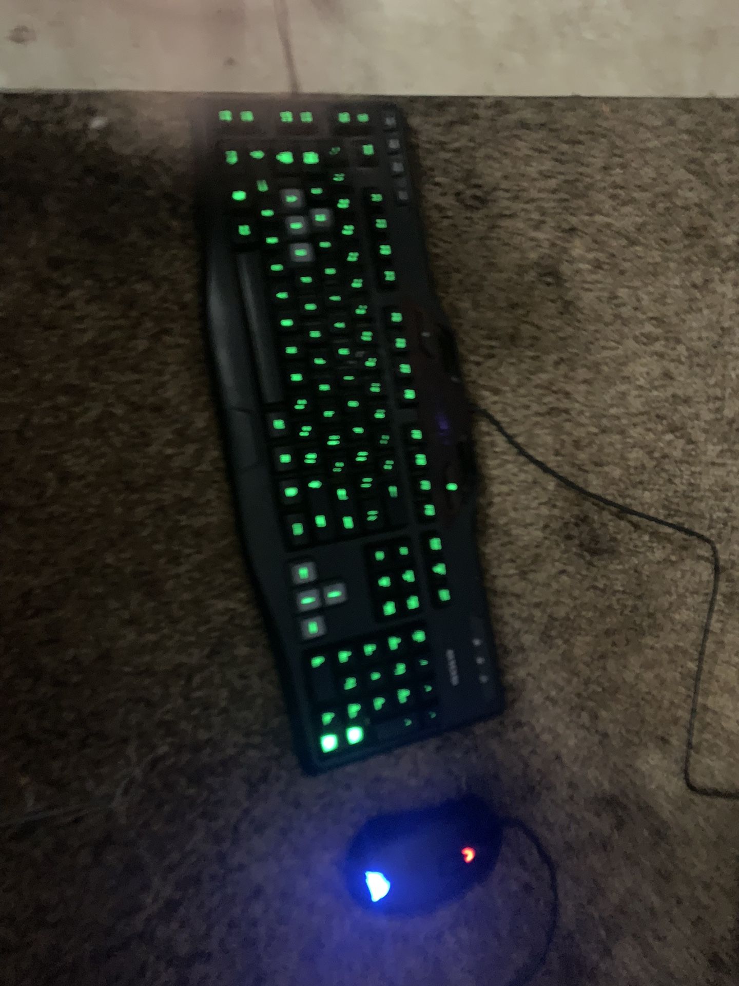 Keyboard and mouse