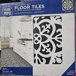 Floor Pops Gothic Peel And Stick Vinyl Floor Tiles