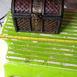 small wicker trinket box
