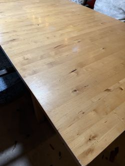IKEA Solid Wood Extendable Table